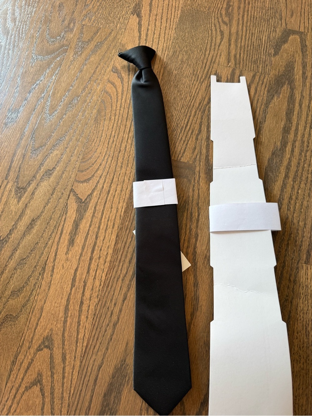 Classic Calabrum of London Black Men's clip on Necktie